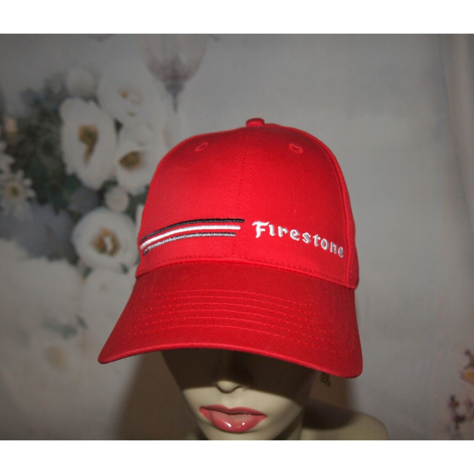 Firestone Baseball Cap Rare Racing Stripe Hat